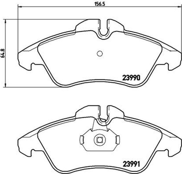 Brembo Σετ τακάκια, Δισκόφρενα - P 50 080