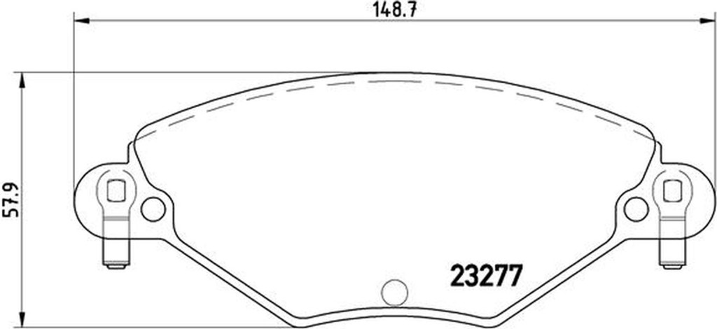 Brembo Σετ τακάκια, Δισκόφρενα - P 61 071