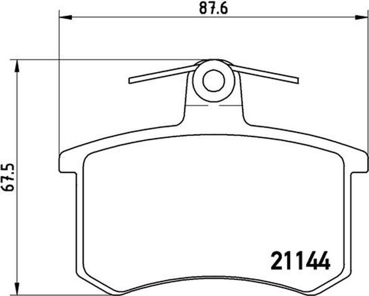 Brembo Σετ τακάκια, Δισκόφρενα - P 85 013
