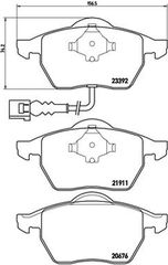 Brembo Σετ τακάκια, Δισκόφρενα - P 85 045