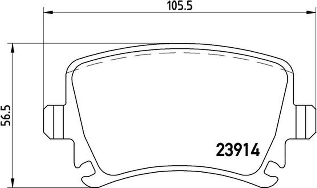 Brembo Σετ τακάκια, Δισκόφρενα - P 85 073
