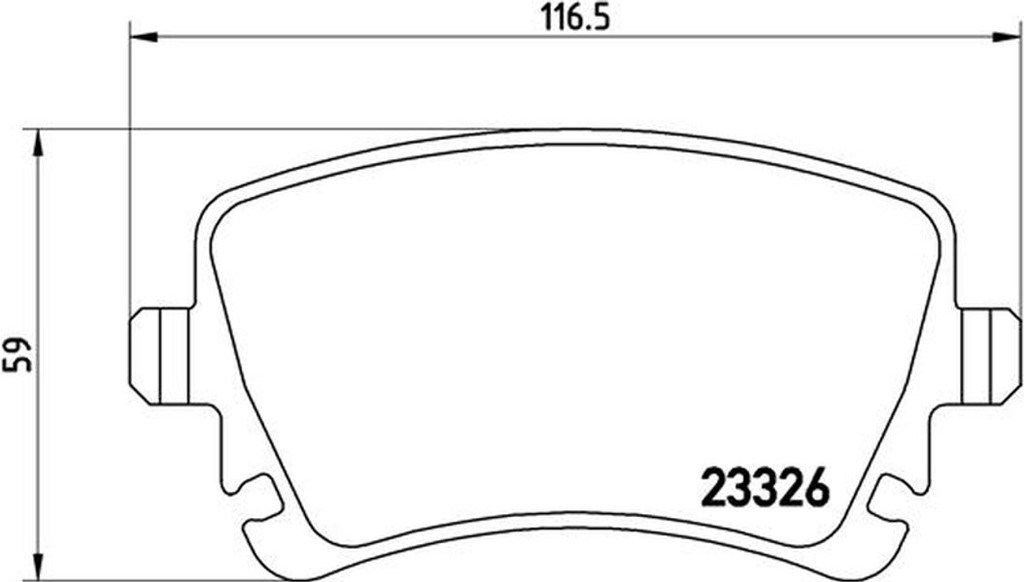 Brembo Σετ τακάκια, Δισκόφρενα - P 85 083