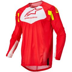 ALPINESTARS Techstar Factory Fluorescent Red/  White/  Fluorescent Yellow