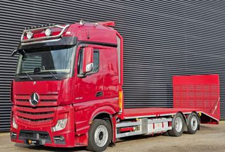 Μεταφοράς Μηχανημάτων-Πλατφόρμα Mercedes-Benz 2015 Mercedes-Benz Actros 2545 Euro 6 Klima 6x2 Lenkachse JUMBO