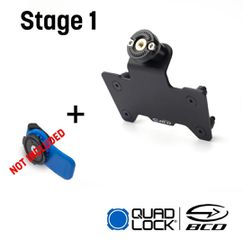 ΒΑΣΗ ΚΙΝΗΤΟΥ BCD DESIGN + QUAD LOCK STAGE 1 HONDA FORZA 125/300