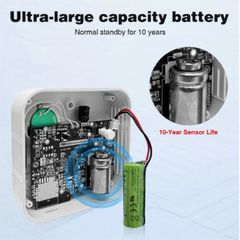 Ανιχνευτής Καπνού - Carbon Monoxide Smoke Detector ‎‎EN50291 Y100A-CR ( Κωδ.1-PER0057 )-thumb-3