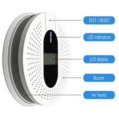 Ανιχνευτής Καπνού - Carbon Monoxide Smoke Detector S12_2 ( Κωδ.1-PER0058 )-thumb-1