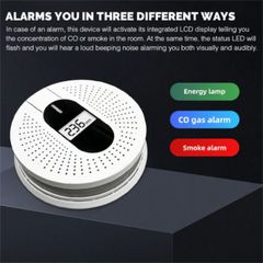 Ανιχνευτής Καπνού - Carbon Monoxide Smoke Detector S12_2 ( Κωδ.1-PER0058 )-thumb-8