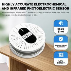 Ανιχνευτής Καπνού - Carbon Monoxide Smoke Detector S12_2 ( Κωδ.1-PER0058 )-thumb-3