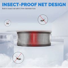 Ανιχνευτής Καπνού - Carbon Monoxide Smoke Detector S100B-CR ( Κωδ.1-PER0059 )-thumb-4