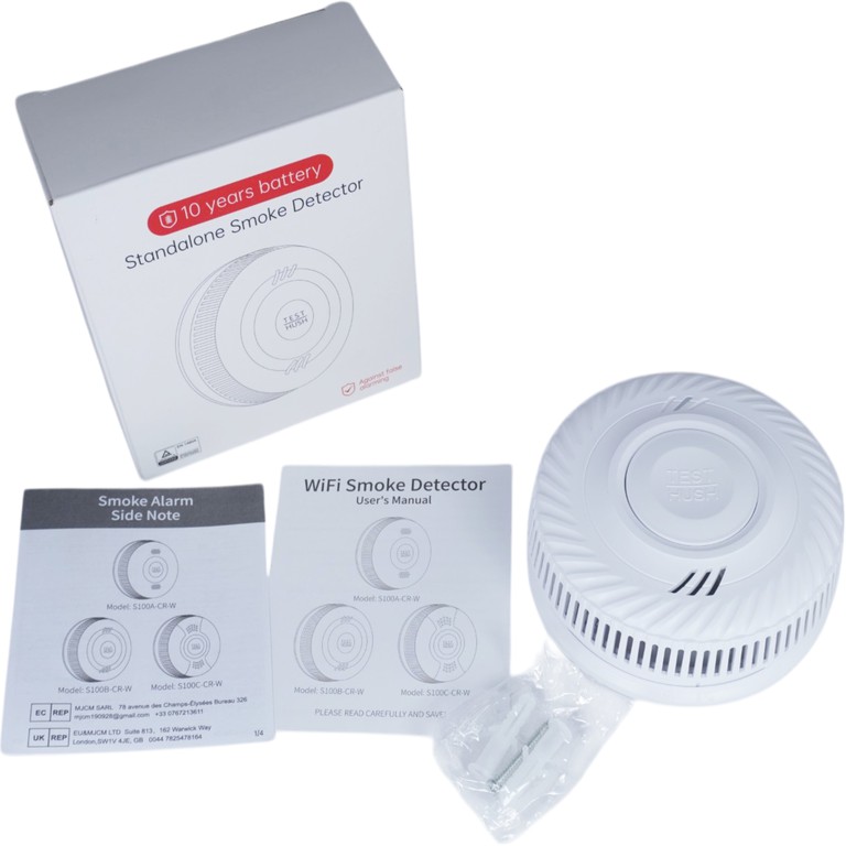 Ανιχνευτής Καπνού WiFi - WiFi Carbon Monoxide Smoke Detector S100B-CR-W ( Κωδ.1-PER0060 )