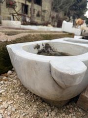 Βρύση νιπτήρας γούρνα νεροχύτης παλιό μαρμάρινο νεροχυτακι