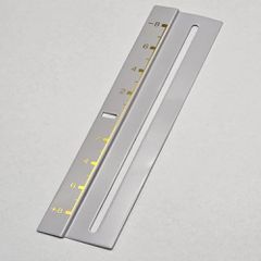 TECHNICS Indication Board Pitch Sticker for Technics SL-1200 / 1210 White With Gold Lettering (Reproduction) - Technics