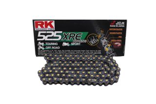 Αλυσίδα RK BL525XRE-110L CLF  BLACK SCALE (Μαύρη)