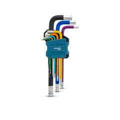 BORMANN Pro BHT7240 Σετ 9τεμ, Allen,Μπίλιας,Μακρύ με Χρωματικό Κώδικα (047315)
