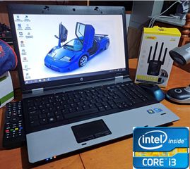 Hp Probook 6550b με επεξεργαστή intel i3, RAM 4GB / HDD 250GB με Windows10 + Office10  Αριστο