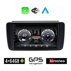 KIROSIWA 4+64GB NISSAN LEAF (μετά το 2018) Android οθόνη αυτοκίνητου 4GB με GPS WI-FI (ηχοσύστημα αφής 9" ιντσών Youtube Playstore MP3 USB Radio Bluetooth Mirrorlink 4x60W Apple Carplay Android Auto)