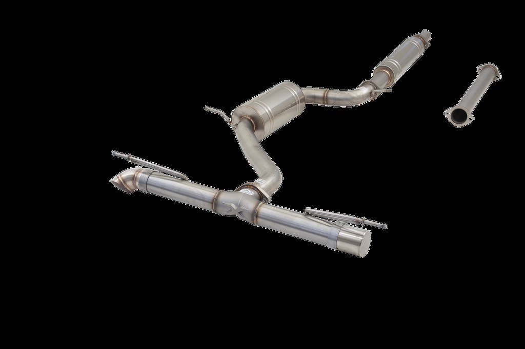 3" Cat-Back System, 304 Stainless Steel