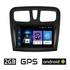DACIA LOGAN (2012 - 2019) Android οθόνη αυτοκίνητου 2GB με GPS WI-FI (ηχοσύστημα αφής 9" ιντσών OEM Youtube Playstore MP3 USB Radio Bluetooth Mirrorlink εργοστασιακή, 4x60W, AUX)