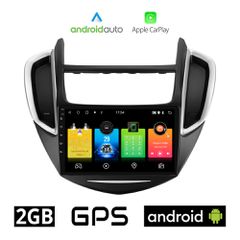 CHEVROLET TRAX (2014 - 2022) Android οθόνη αυτοκίνητου 2GB με GPS WI-FI (ηχοσύστημα αφής 9" ιντσών OEM Android Auto Apple Carplay Youtube Playstore MP3 USB Radio Bluetooth Mirrorlink εργοστασιακή, 4x6