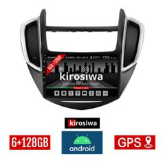 KIROSIWA 6+128GB CHEVROLET TRAX (2014 - 2022) Android οθόνη αυτοκίνητου 6GB με GPS WI-FI (ηχοσύστημα αφής 9" ιντσών OEM Youtube Playstore MP3 USB Radio Bluetooth Mirrorlink DSP Apple Carplay Android A