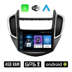 CHEVROLET TRAX (2014 - 2022) Android οθόνη αυτοκίνητου 4GB με Ελληνικό GPS WI-FI Apple Carplay Android Auto (ηχοσύστημα αφής 9" ιντσών OEM Youtube Playstore MP3 USB Radio Bluetooth Mirrorlink 4x60W ερ