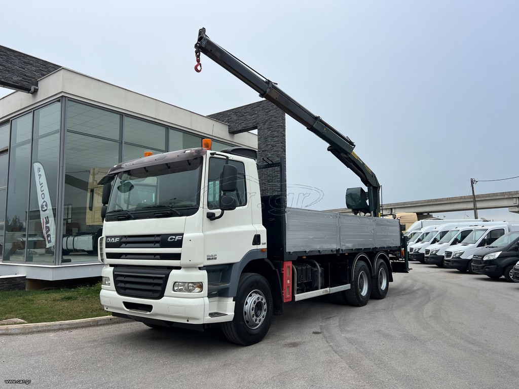 Γερανοί - Φορτηγά Με Γερανό DAF 2009 CF85.410 EURO5 6x4 + ΓΕΡΑΝΟΣ PALFINGER