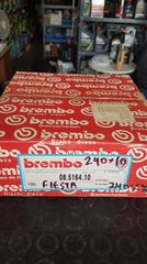 Δισκοπλακες σετ FORD FIESTA 3,ORION 3, ESCORT 5 . BREMBO