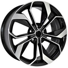 7.5x18 5x114.3 45/66.1 Black with diamond cut 323 / Perfect for Renault