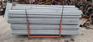 Σωληνες για περίφραξη β' διαλογης με ειδικη βαφη αντισκωριακη (Φ43,2.5m)