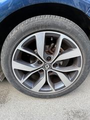 Τετράδα ζαντολάστιχα αλουμινίου Renault Megane iv 403003923r 17x7J 5x114.3 ET43