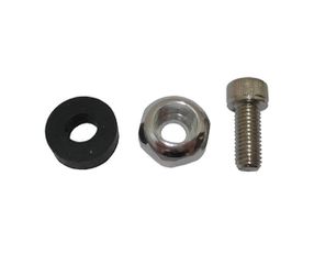 Τάπα με Τσιμούχα για Καθρέφτη 10MM Χ 12MM Ασημί (καρτελα 30τμχ)