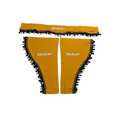Σετ Κουρτίνες 3 Τεμαχίων DAF Κίτρινες