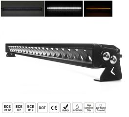 LED Μπάρα Ψυχρό Λευκό DRL Πορτοκαλί 105cm 175 10V30V