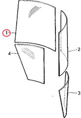JOHN DEERE SG2 CAB ΤΖΑΜΙΑ ΠΑΡΜΠΡΙΖ ΚΑΜΠΙΝΑΣ