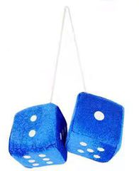 Αρωματικά Ζάρια Κρεμαστά Μπλε με Άρωμα Ροδάκινο