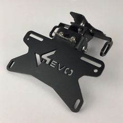 Foldable License Plate Holder Black - Panigale V4/V2 / StreetFighter V4/V2