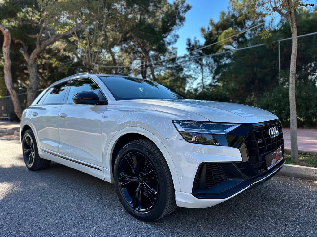 Audi Q8 2019 50Tdi,S-Line,Panorama,Αεροαναρτηση,Satin pearl,ΕΛΛΗΝΙΚΟ