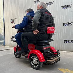 Τρίτροχη 2025 Ηλεκτρικό Τρίκυκλο 2+1 750.2 Τύπος VESPA STYLE-thumb-12