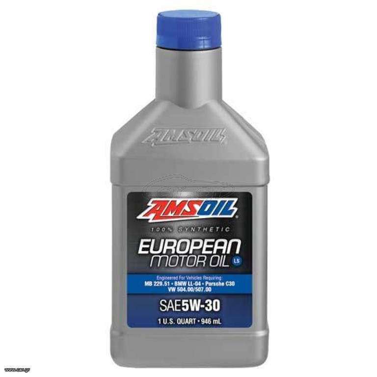 ΛΑΔΙ 5W30 LS 100% SYNTHETIC EUROPEAN MOTOR OIL AMSOIL 946ml