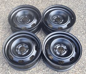 Ζάντες ατσάλινες 15" Michelin, γνήσιες από Citroen, 4x108, 4 τεμάχια