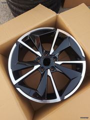 REPLICA 8.0x18 5x114.3 41/73.1 Black gloss diamond cut 355 / Perfect for Nissan
