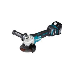 DGA517RTJ Γωνιακός Τροχός Ρυθμιζόμενος 125mm 18V (2x5.0Ah) - ΜΕ ΜΠΑΤΑΡΙΑ & ΦΟΡΤΙΣΤΗ - MAKITA (#DGA517RTJ)