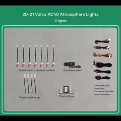 Digital iQ Ambient Light Volvo XC40 mod. 2018 (with Original Ambient Light), 11 Lights, 64 Colors