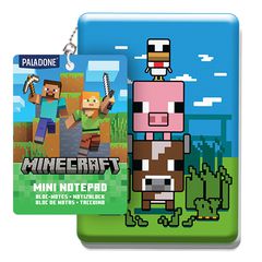 MINECRAFT - Mini Fluffy Notebook Keychain-thumb-1