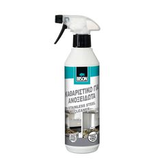 Καθαριστικό για ανοξείδωτα Stainless Steel Cleaner Bison 500ml
