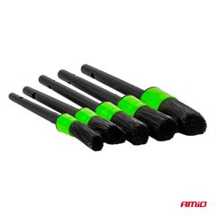 ΒΟΥΡΤΣΕΣ ΚΑΘΑΡΙΣΜΟΥ ΚΑΙ ΓΥΑΛΙΣΜΑΤΟΣ ΣΕΤ 21ΤΕΜ ΓΙΑ ΔΡΑΠΑΝΟ ΣΕ ΤΣΑΝΤΑ ΠΡΑΣΙΝΟ ΧΡΩΜΑ AMIO - 21 Τεμ.-thumb-4