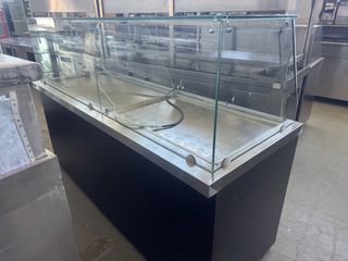 INOXWEB 2027- ΜΕΤΑΧΕΙΡΙΣΜΕΝΗ ΒΙΤΡΙΝΑ ΘΕΡΜΕΝΟΜΕΝΗ ΜΕ ΔΙΑΣΤΑΣΗ 205Χ70Χ140 ΚΩΔ 0026.09.01