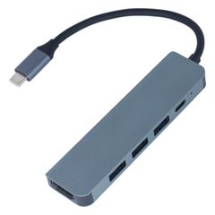 USB Type-C HUB 5-In-1 PD100W HDMI 4K 30Hz Charging Port (Κωδ. 1-DOCK026)