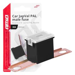 Amio - ΑΣΦΑΛΕΙΑ JapVal PAL ΑΡΣΕΝΙΚΗ 62mm 80A ΣΕ ΜΑΥΡΟ ΧΡΩΜΑ - 1 Τεμ. (03432/AM)